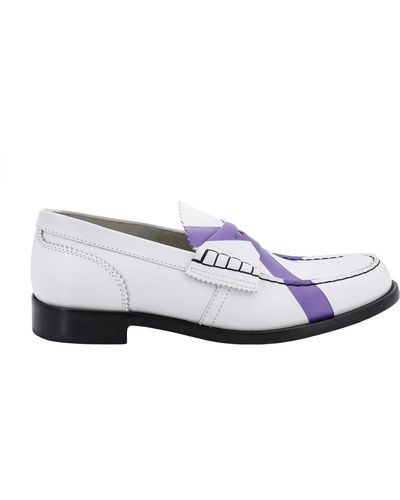 COLLEGE Shoes > flats > loafers - Blanc