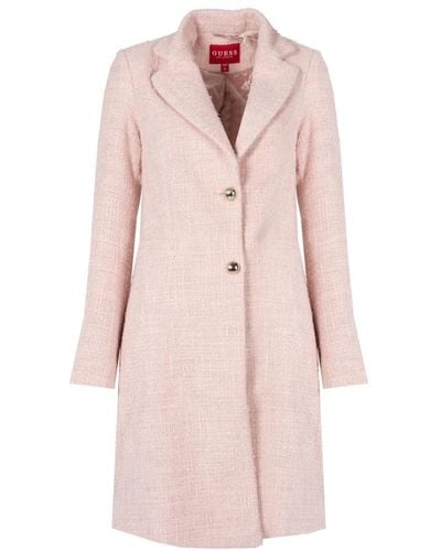 Guess Coats > single-breasted coats - Rose