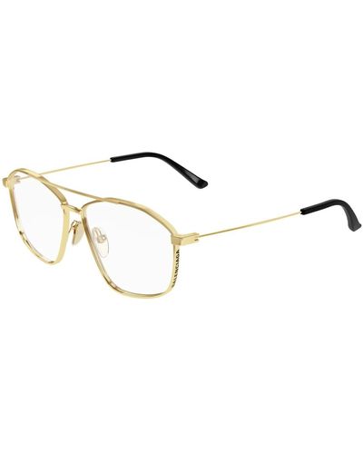 Balenciaga Montura de gafas dorada - Metálico