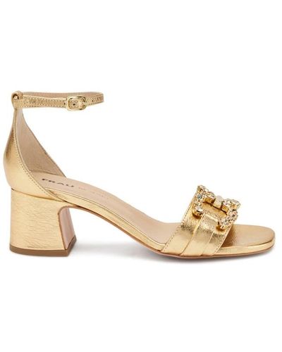 Frau Shoes > sandals > high heel sandals - Métallisé