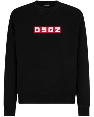 DSquared² Cool fit logo sweatshirt - Schwarz