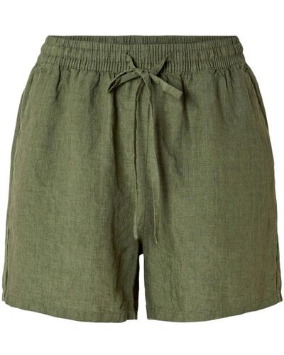 SELECTED Short Shorts - Green