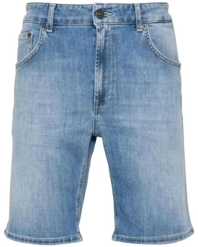 Dondup Blaue jeans mit 3,5 cm absatz