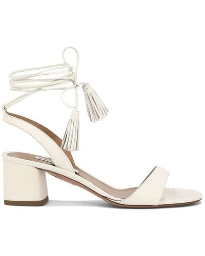 Aquazzura High Heel Sandals - White