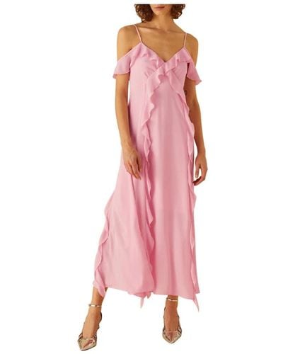 Marella Vestito rosa sintetico per donna