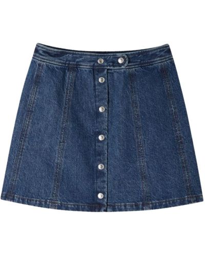 A.P.C. Denim shorts - Blau