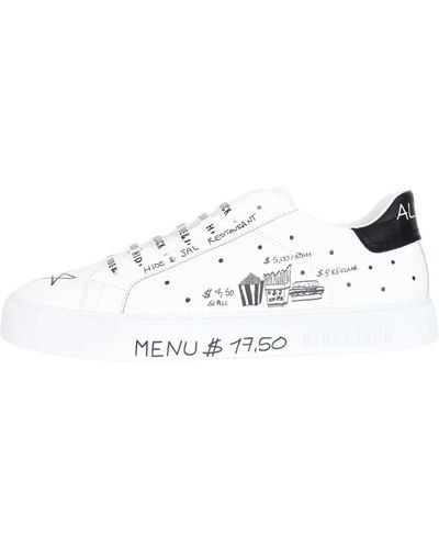 HIDE & JACK Sneakers ispirate al menu del ristorante - Bianco