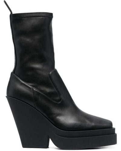 Gia Borghini Heeled Boots - Black