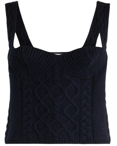 Ballantyne Sleeveless Tops - Blue