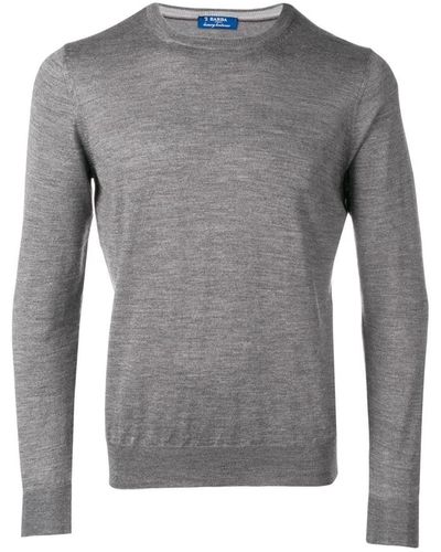 Barba Napoli Schwarzer sweatshirt ss24 - Grau