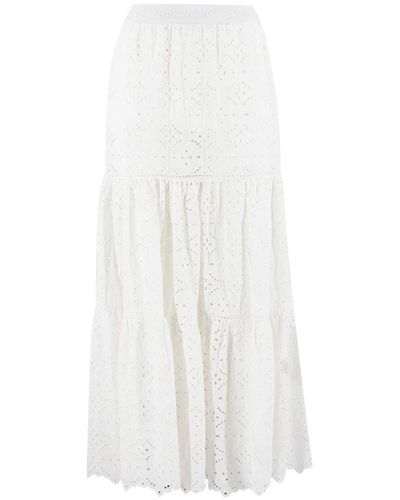 Ermanno Scervino Maxi Skirts - White