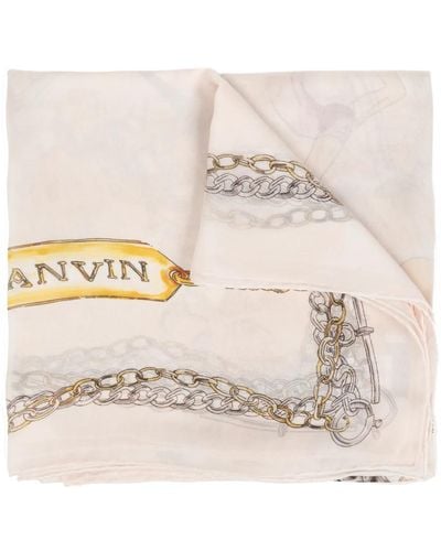 Lanvin Seidenschal - Natur