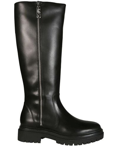 MICHAEL Michael Kors Regan Leather Boots - Black