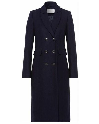 IVY & OAK Celine double breasted coat - Azul