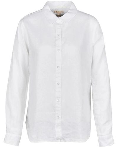Barbour Shirts white - Bianco