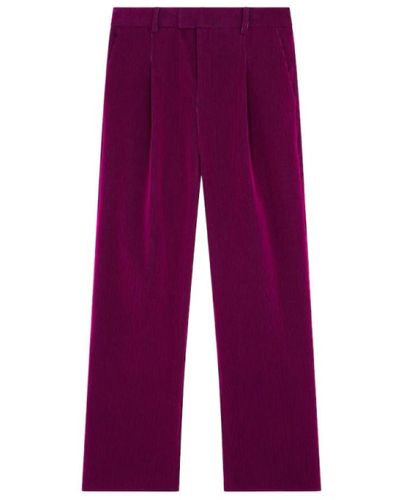 Roseanna Trousers > straight trousers - Violet