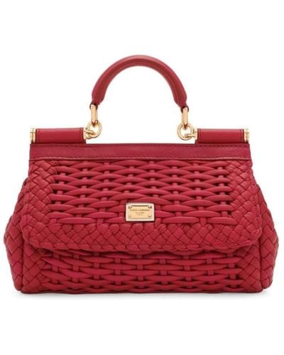 Dolce & Gabbana Cross Body Bags - Red