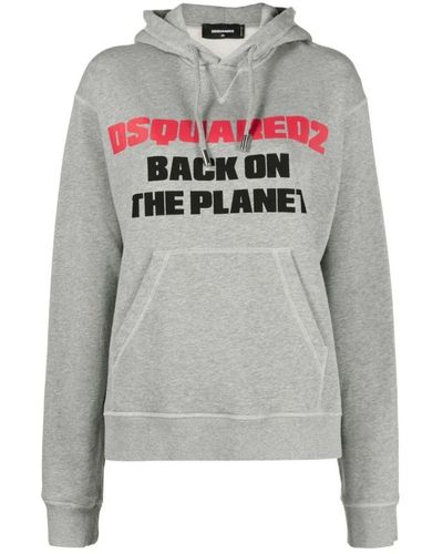 DSquared² Oversized fit sweatshirt in grau
