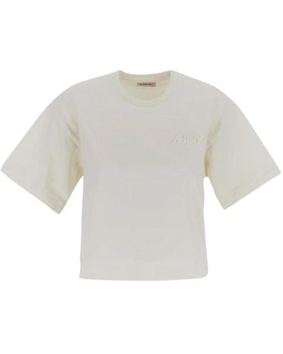 Autry Camiseta corta de algodón - Gris