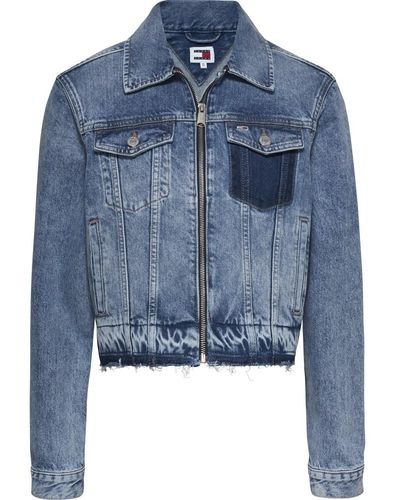 Tommy Hilfiger Vintage denim jacket ss24 - Blau