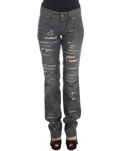 John Galliano Jeans > straight jeans - Gris