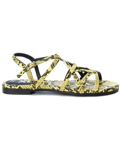 Xti Flat Sandals - Yellow