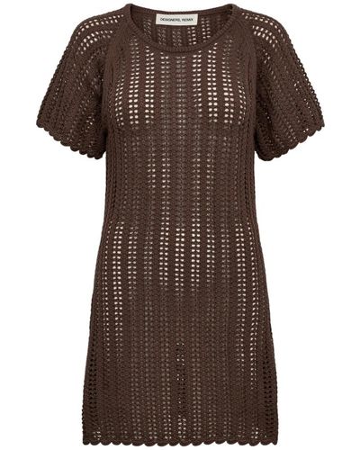 Designers Remix Knitted dresses - Braun