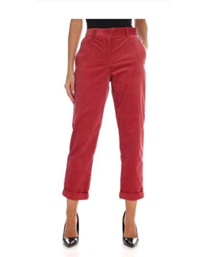 PS by Paul Smith Wide Trousers - Red