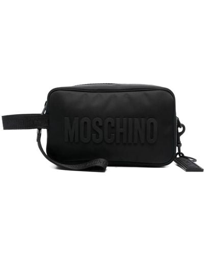 Moschino Stilvolle pouch gürteltasche für männer - Schwarz