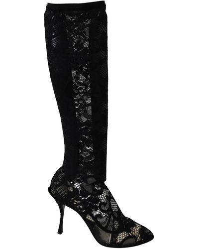 Dolce & Gabbana Heeled stivali - Nero
