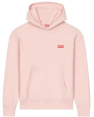 KENZO Oversized Fleece Sweatshirt - Pink