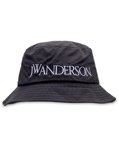 JW Anderson Logo bucket hat - Blu