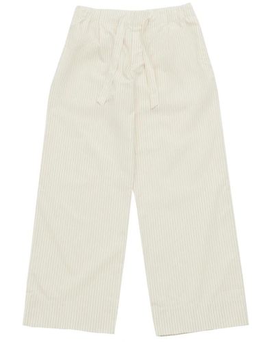 Birkenstock Trousers > straight trousers - Blanc