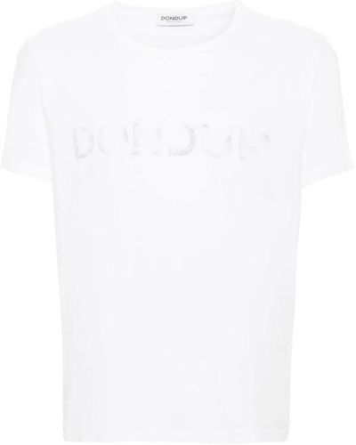 Dondup Weiße t-shirts und polos