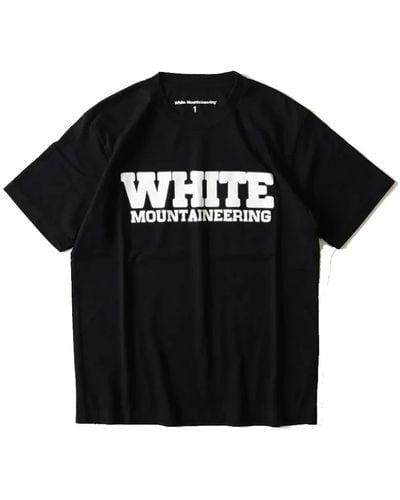 White Mountaineering T-Shirts - Black