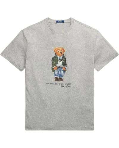 Polo Ralph Lauren Graue polo bear t-shirts und polos