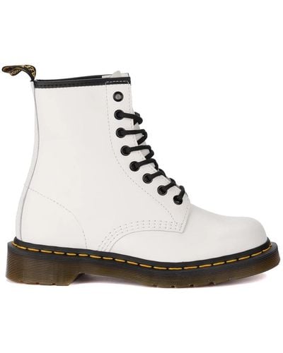 Dr. Martens Lace-Up Boots - White