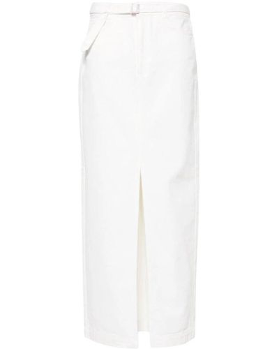 Blugirl Blumarine Skirts > denim skirts - Blanc