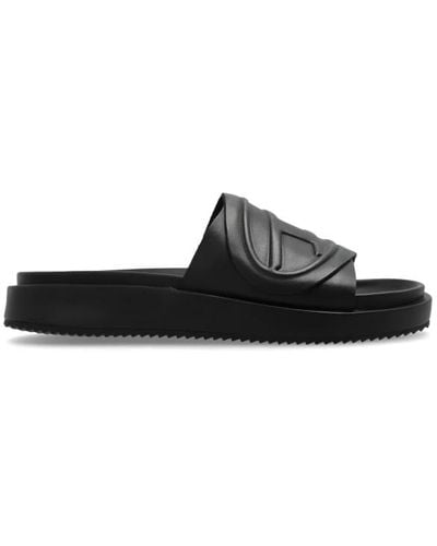 DIESEL Shoes > flip flops & sliders > sliders - Noir