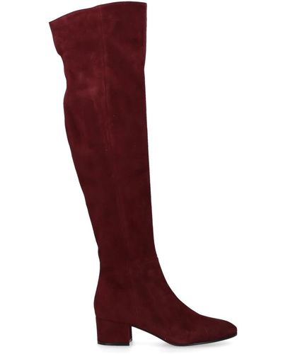 Gianvito Rossi Over-Knee Boots - Red