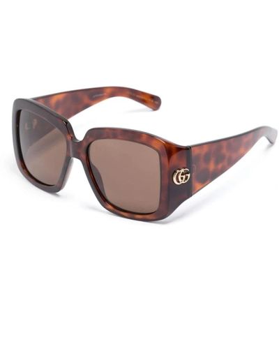 Gucci Gafas de sol elegantes gg 1402s - Marrón