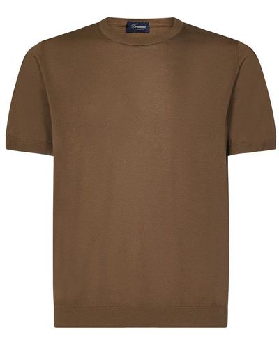 Drumohr T-Shirts - Brown