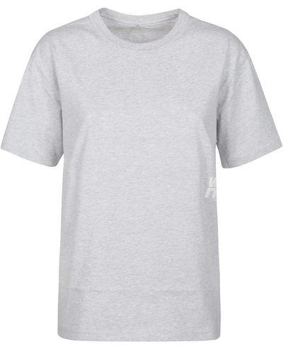 T By Alexander Wang T-shirts,cherry puff logo essential t-shirt - Grau