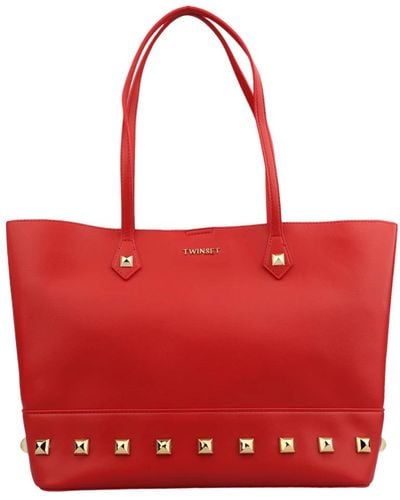 Twin Set Tote Bags - Red