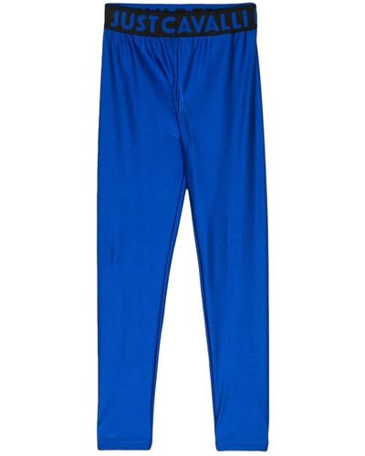 Just Cavalli Leggings azules para mujeres