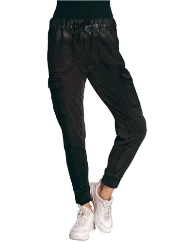 Zhrill Trousers > tapered trousers - Noir