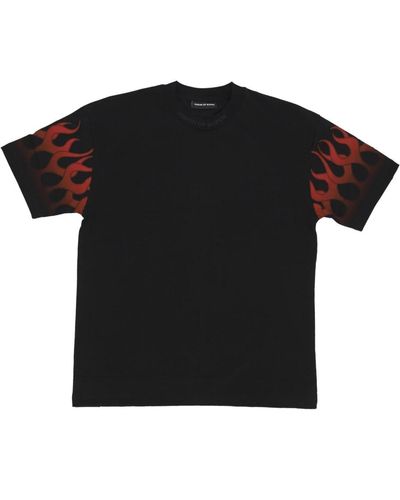 Vision Of Super Racing Flames Tee - /Rot - Schwarz