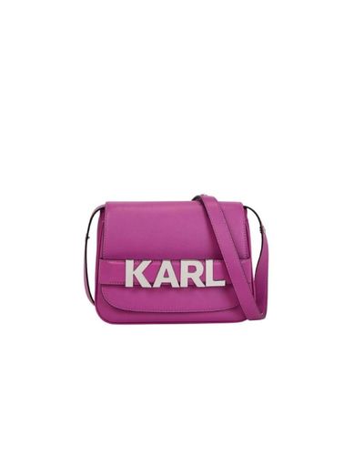 Karl Lagerfeld Piccola borsa a tracolla - mauve - Viola
