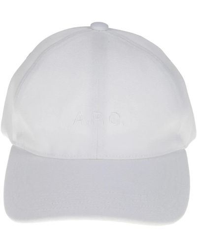A.P.C. Caps - White