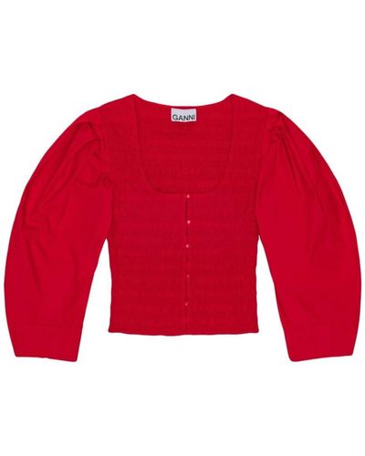 Ganni Blouses - Red